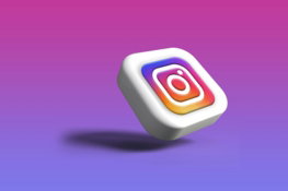 a-white-cube-with-a-colorful-instagram-logo-on-it.jpg a white cube with a colorful instagram logo on it